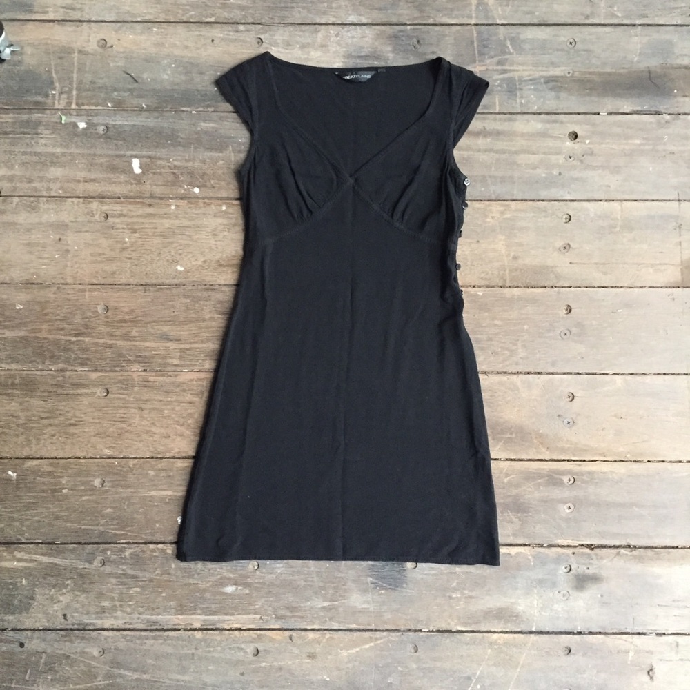 Great Plains vintage 90s LBT cap sleeve mini dress